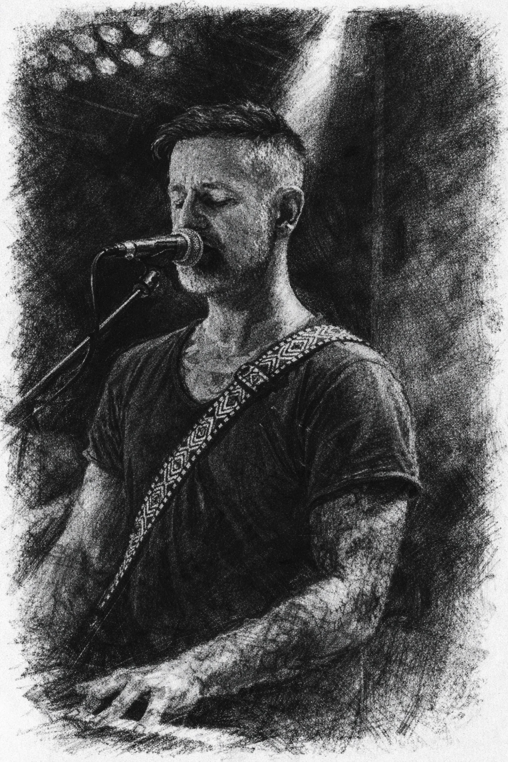 Michael Sysum performing