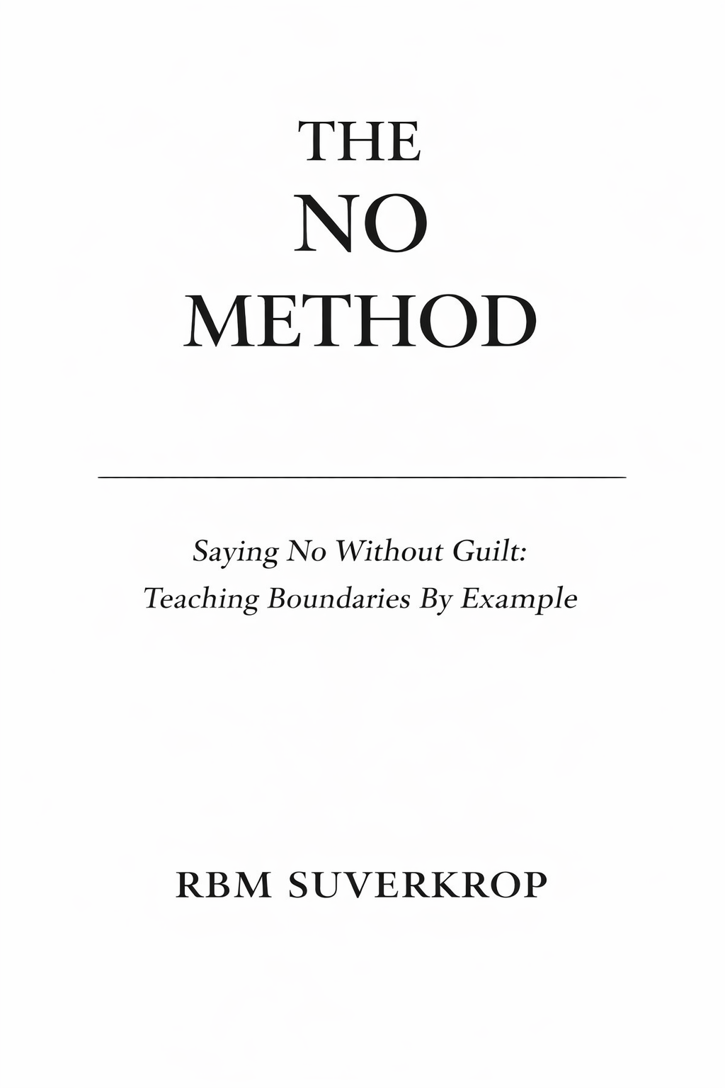 No Method