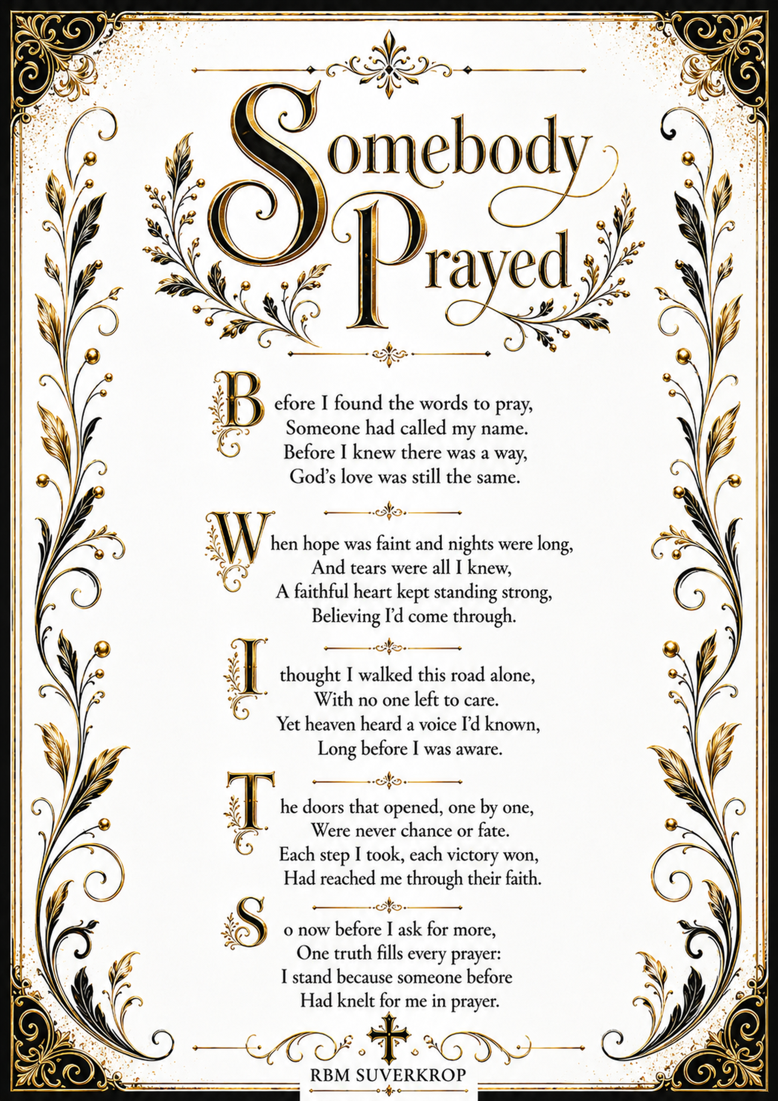 Somebody Prayed from Project Cross